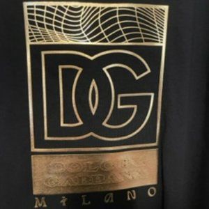 Dolce & Gabbana Realta Parallela UNXD Gold T-Shirt